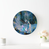 Zeemeermin met turkooishaar grote klok (Huis)