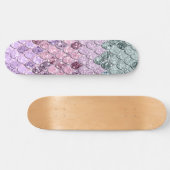 Zeemeermin met Unicorn Girls Glitter #4 Persoonlijk Skateboard (Horizontaal)