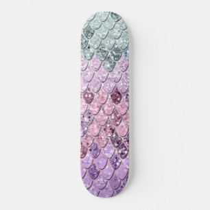 Zeemeermin met Unicorn Girls Glitter #4 Persoonlijk Skateboard