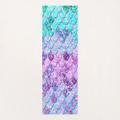 Zeemeermin met Unicorn Girls Glitter #9 Yogamat (Voorkant)