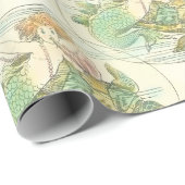  zeemeermin met Zee schildpad Cadeaupapier (Rol Hoek)