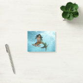 Zeemeermin met Zee schildpad Post-it® Notes (Kantoor)