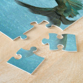 Zeemeermin met Zee Turtle Puzzle Legpuzzel (Zijkant)