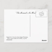 Zeemeermin met Zeeen paarden en vis Briefkaart (Achterkant)