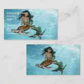 Zeemeermin met Zeeen Visitekaartjes (Voorkant / Achterkant)