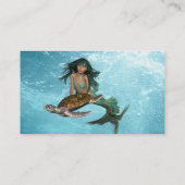 Zeemeermin met Zeeen Visitekaartjes (Achterkant)