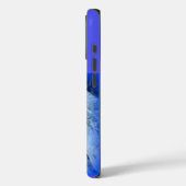 zeemeermin met zwart haar blauw Case-Mate iPhone case (Achterkant / Links)