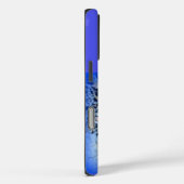 zeemeermin met zwart haar blauw Case-Mate iPhone case (Achterkant / Rechts)