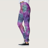 Zeemeermin metallic waterverf outfit leggings (Links)