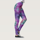 Zeemeermin metallic waterverf outfit leggings (Rechts)