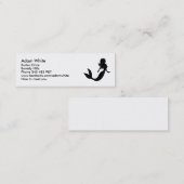 Zeemeermin Mini Visitekaartje (Voorkant / Achterkant)