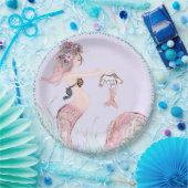 Zeemeermin Moeder Baby shower Papier Borden Papieren Bordje (Feest)