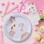 Zeemeermin Moeder Baby shower Papier Borden Papieren Bordje (Feest)