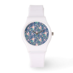 Zeemeermin Moeder Dochter Bonding Ocean Dark Versi Horloge