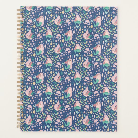 Zeemeermin Moeder Dochter Bonding Ocean Dark Versi Planner (Voorkant)