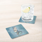 Zeemeermin Moeder en Baby Baby shower Onderzetters (Insitu)