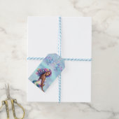 Zeemeermin Moeder Zwangerschap Baby shower Cadeaulabel (Met Touw)