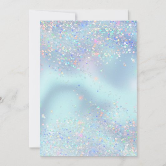 Zeemeermin Moeder Zwangerschap Baby shower Kaart (Achterkant)