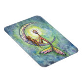 Zeemeermin Moon Premium Vinyl Magneet (Rechterzijde)