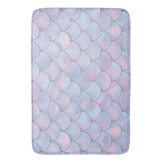 Zeemeermin mousserende schalen badmat (Voorkant Verticaal)