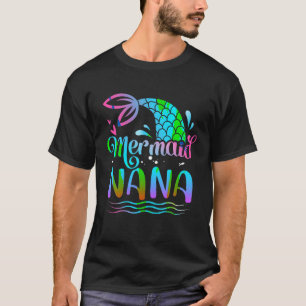 Zeemeermin Nana Schattige Zeemeermin Verjaardagsge T-shirt
