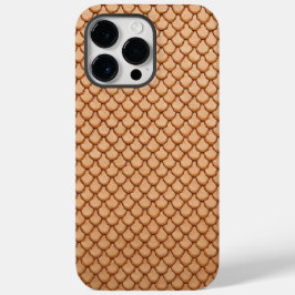 Zeemeermin Nep Leerprint Case-Mate iPhone 14 Pro Max Hoesje