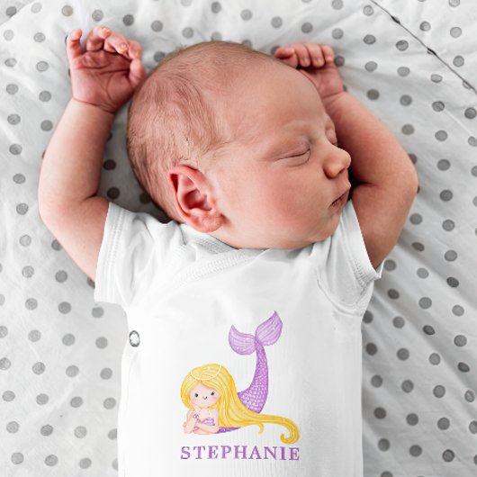 Zeemeermin Ocea Babyshower Romper