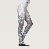 Zeemeermin Oceaan Glitter Glam #3 (Faux Glitter) # Leggings (Rechts)