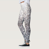 Zeemeermin Oceaan Glitter Glam #3 (Faux Glitter) # Leggings (Links)
