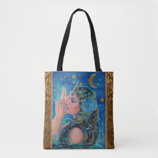 Zeemeermin oceaan kunst door Renee Lavoie Tote Bag