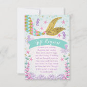 Zeemeermin of onder het Zee Verjaardag behuizing K Kaart (Voorkant)