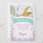 Zeemeermin of onder het Zee verjaardagskaart Kaart (Voorkant)