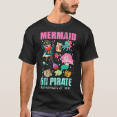 Zeemeermin of piraterij t-shirt (Voorkant)