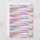 Zeemeermin onder de uitnodiging tot vrijdag van he (Achterkant)