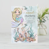 Zeemeermin onder de uitnodiging tot vrijdag van he (Staand voorkant)