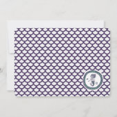 Zeemeermin onder de uitnodiging tot vrijdag van he (Achterkant)