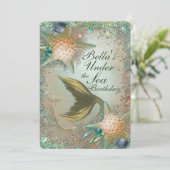 Zeemeermin onder de uitnodigingen van de Partij va (Staand voorkant)