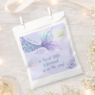 Zeemeermin Onder De Zee Meisje Baby Shower Bedankzakje
