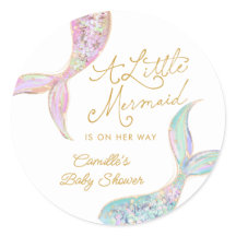 Zeemeermin onder het Baby shower Zee