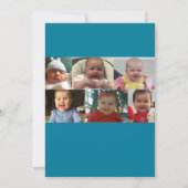 Zeemeermin onder het Zee 1e verjaardagsfeestje Uit Kaart (Achterkant)