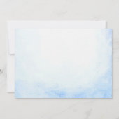 Zeemeermin onder het Zee 3th Birthday Party Foto Kaart (Achterkant)