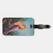 Zeemeermin onder het Zee Bagagelabel (Achterkant horizontaal)