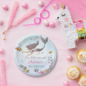 Zeemeermin onder het Zee 'Birthday' Papieren Bordje (Feest)