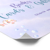 Zeemeermin Onder het Zee Boeken kaarten en geschen Poster (Hoek)