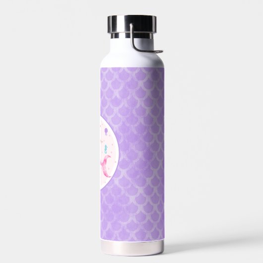 Zeemeermin onder het Zee creëert Waterverf Waterfles (Links)