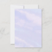 Zeemeermin onder het zee Dank u Baby shower Bedankkaart (Achterkant)