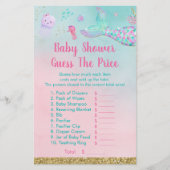 Zeemeermin onder het Zee denkt dat het prijsschoei (Voorkant)