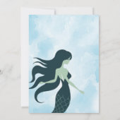 Zeemeermin onder het Zee duik vijf jaar in Kaart (Achterkant)