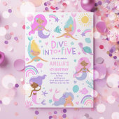 Zeemeermin onder het Zee duik vijf jaar in Kaart