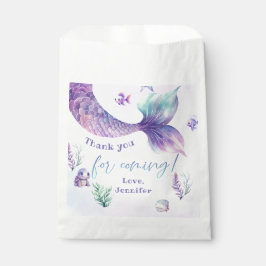 Zeemeermin Onder het zee feest dank u Bedankzakje